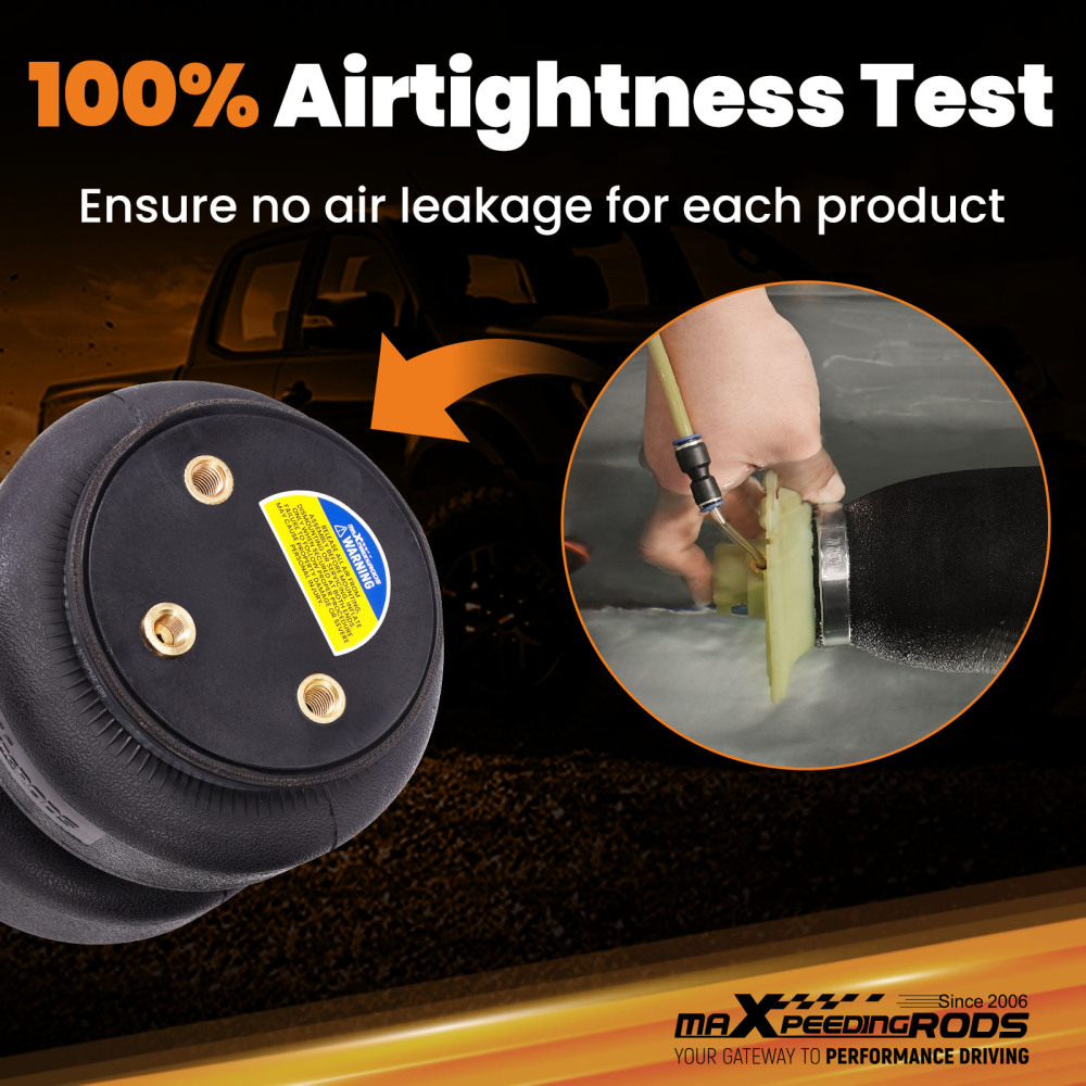 Air Helper Spring Bag Kit 5000lbs compatible for Ford Motorhome E-450 Class C 1996-2008