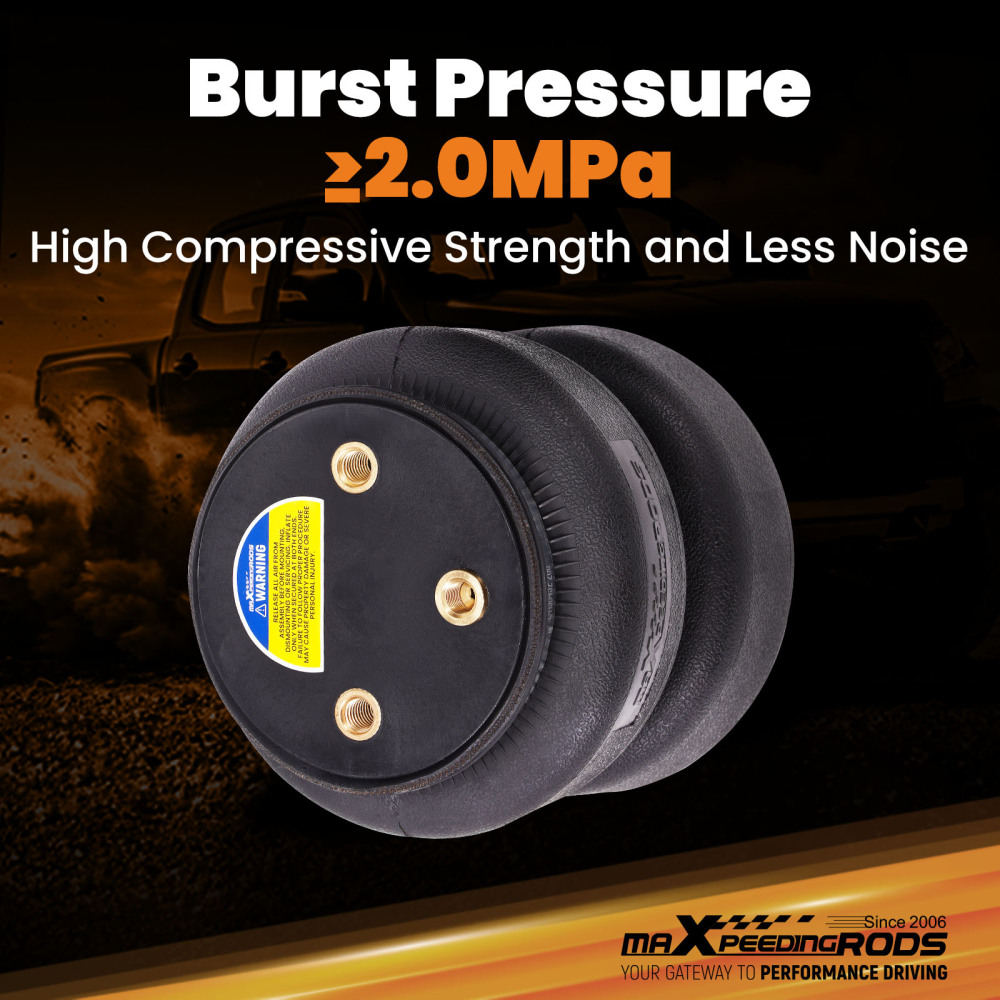 Air Helper Spring Bag Kit 5000lbs compatible for Ford Motorhome E-450 Class C 1996-2008