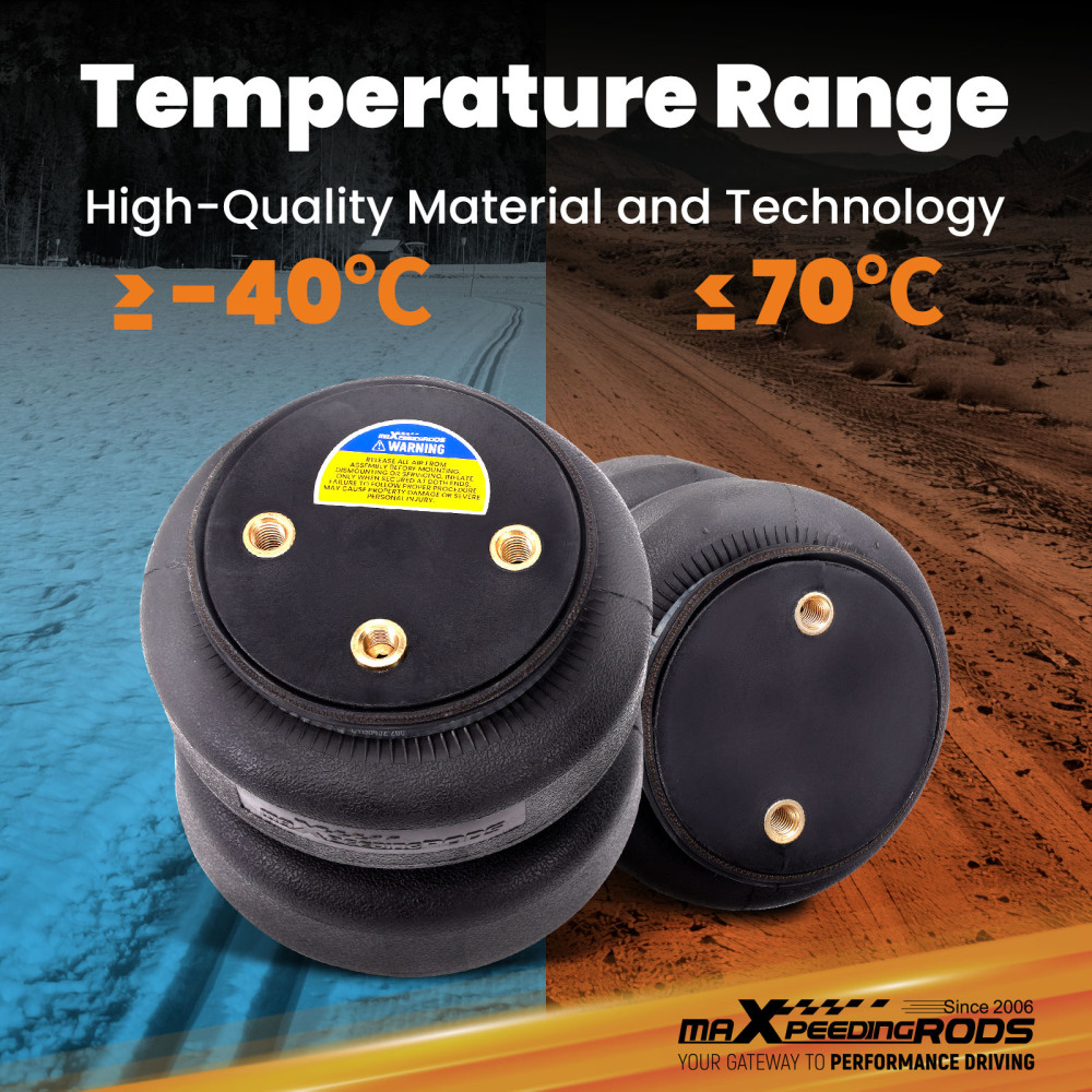 Air Helper Spring Bag Kit 5000lbs compatible for Ford Motorhome E-450 Class C 1996-2008