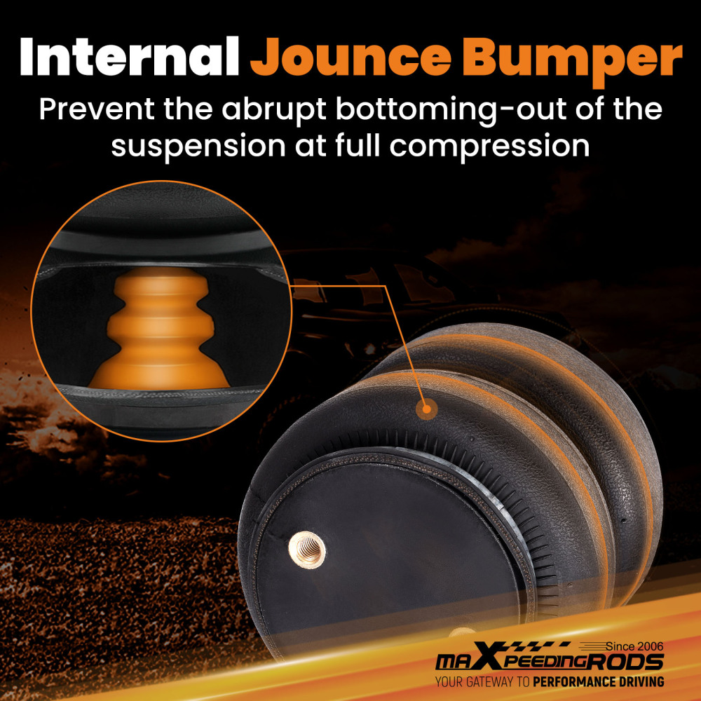 Air Helper Spring Bag Kit 5000lbs compatible for Ford Motorhome E-450 Class C 1996-2008