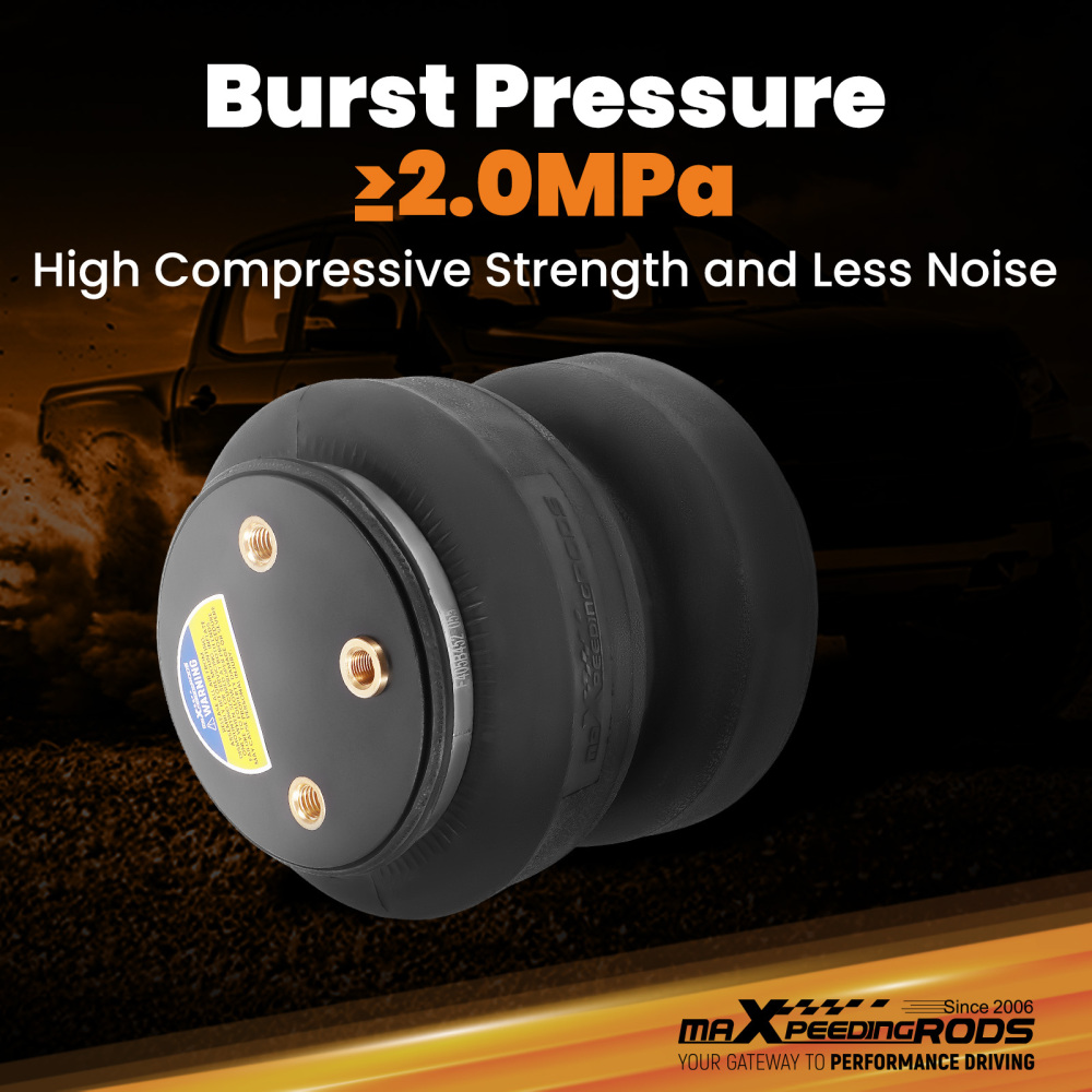 Air Spring Suspension Bag Kit w/ Jounce Bumper compatible for Nissan Titan XD 2016-2023