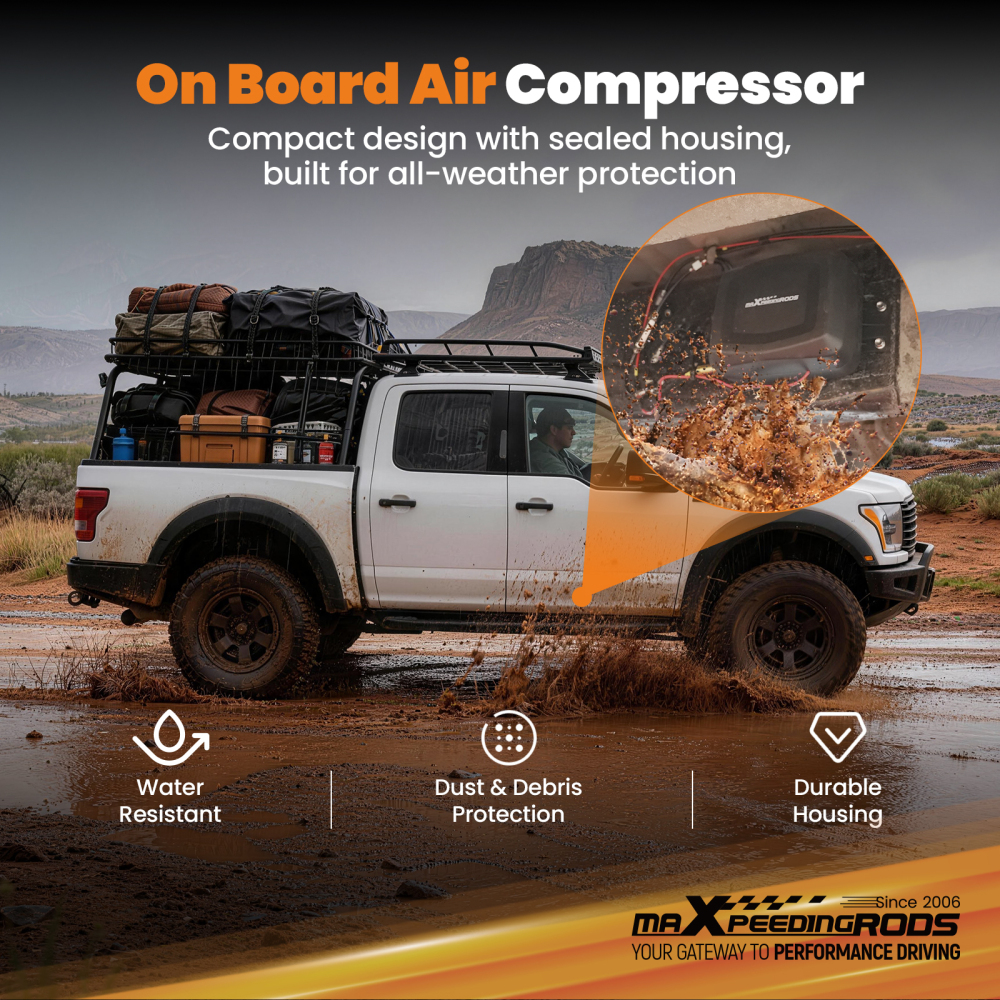 Dual-Path Air Compressor Controller Kit compatible for Ford Toyota Ford Van Motorhome SUV