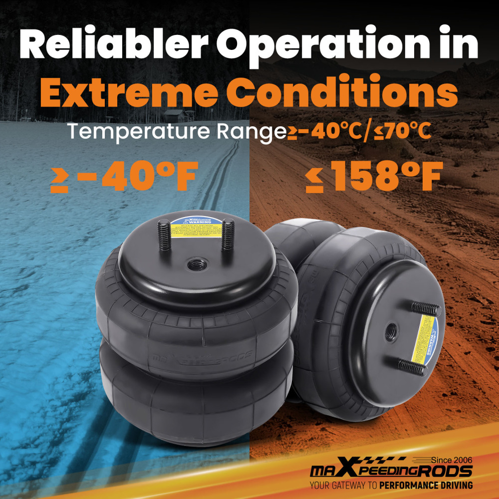 Towing Air Suspension Spring Bag Kit compatible for Holden Rodeo RA 4X2 V64X4 2003-2008