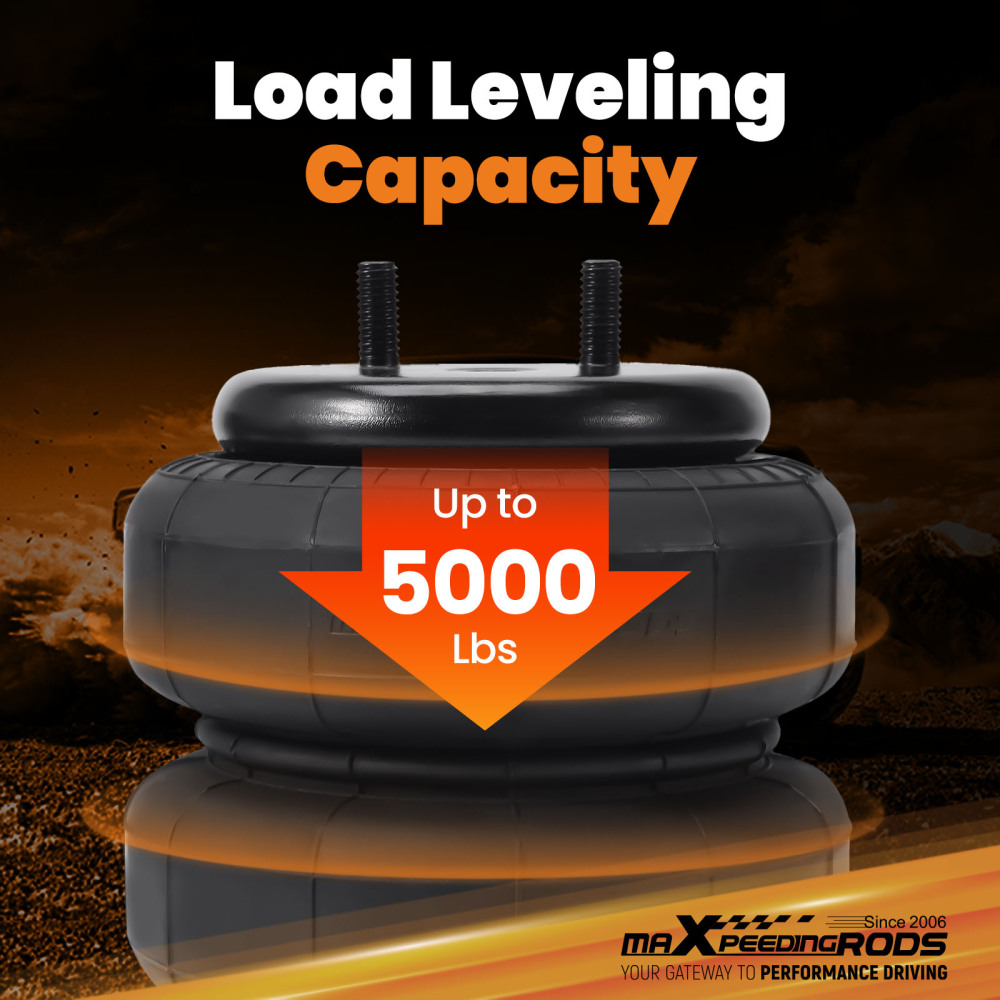 Towing Air Suspension Spring Bag Kit compatible for Holden Rodeo RA 4X2 V64X4 2003-2008