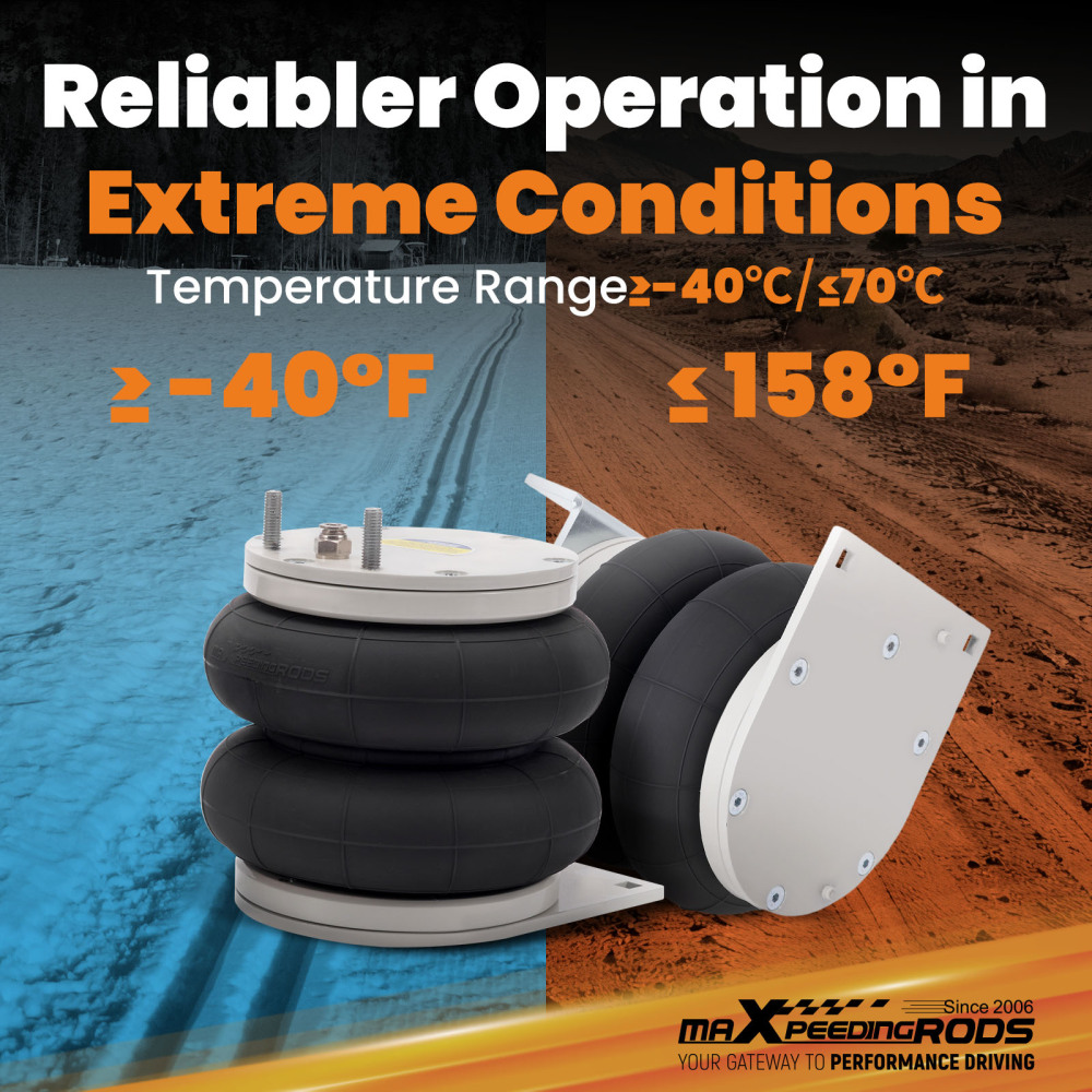 Air Suspension Kit W/ Compressor Dual Gauge compatible for Renault Master 2010-2024 4000KG