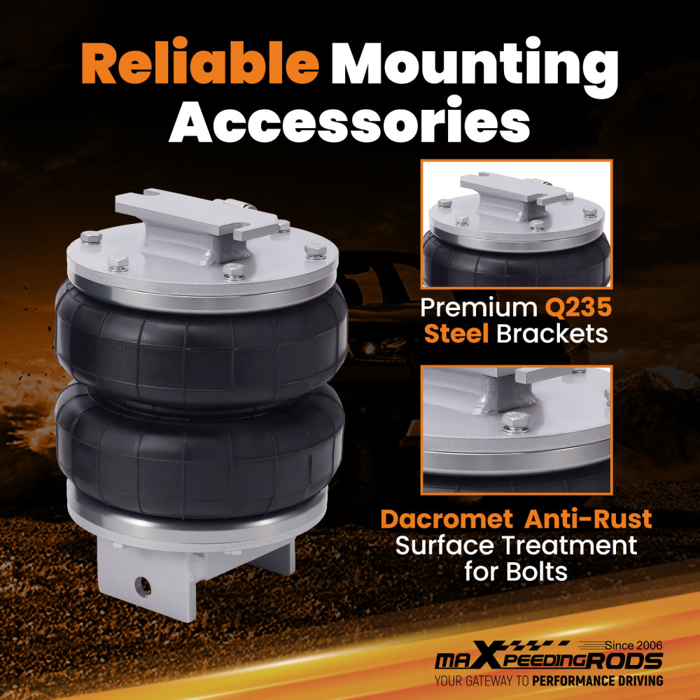 Air Suspension Spring Bag Load Assist Kit compatible for Ford Falcon RTV Ute BA 1960-2017