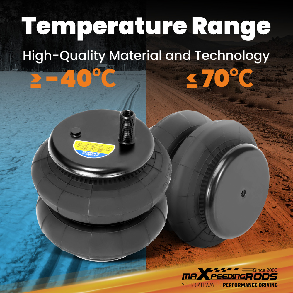 Rear Air Suspension Helper Spring Kit For Ford F-350 4WD 2WD 2011-2016