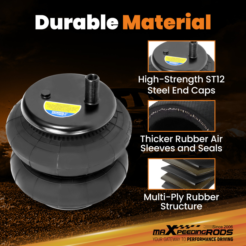 Rear Air Suspension Helper Spring Kit For Ford F-350 4WD 2WD 2011-2016