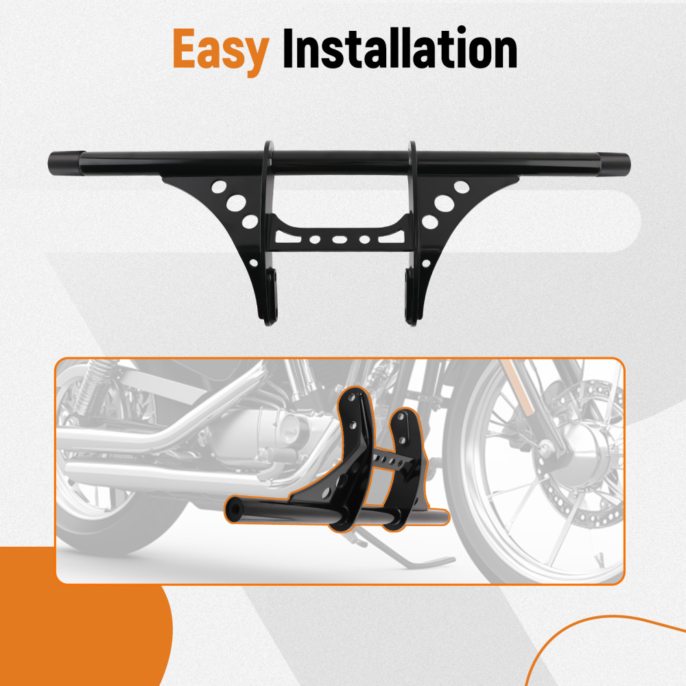 Anti-Crash Engine Guard Bar compatible for Harley Sportster 883 1200 2004-Later Protection