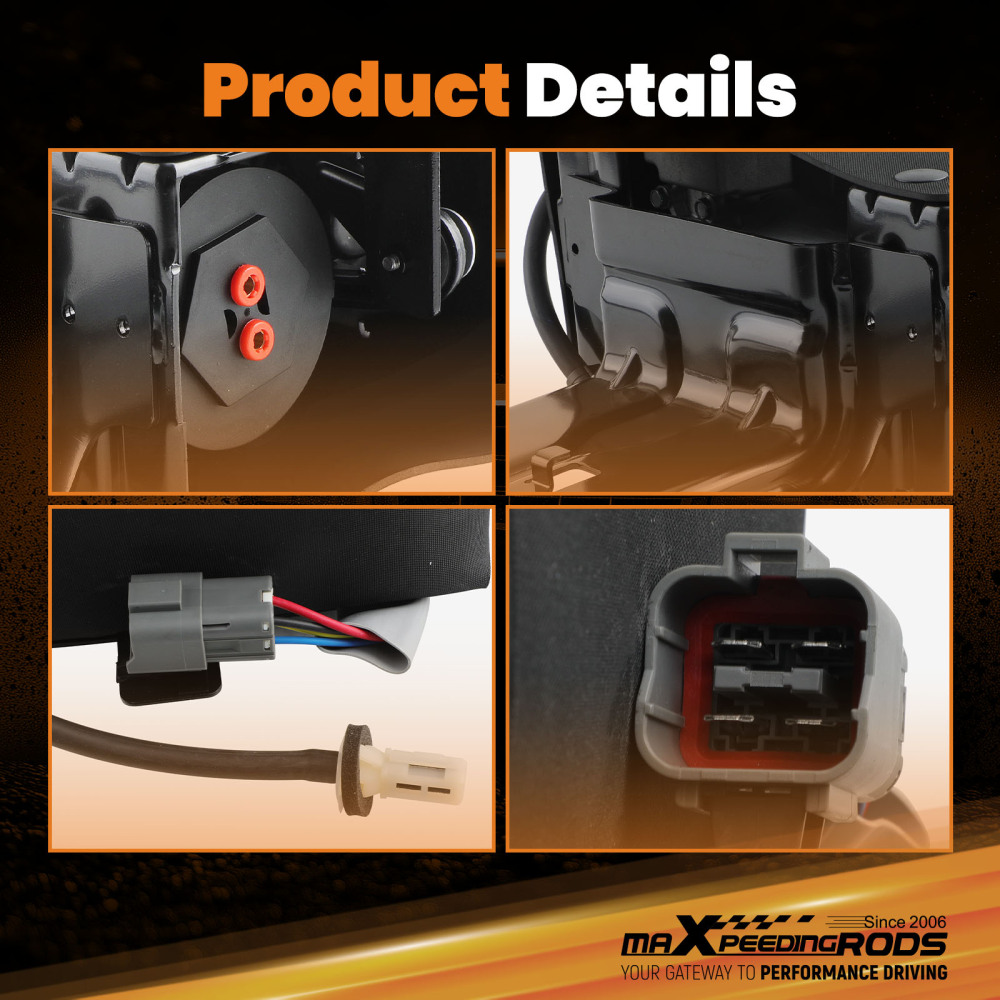 Rear Air Suspension Compressor compatible for Nissan Armada compatible for Infiniti QX56 QX80 5.6L compatible for V8