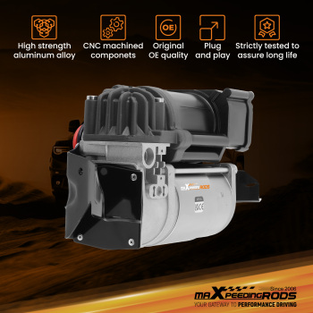 Compresseur de suspension pneumatique avec Support compatible pour Mercedes W213 S213 W205
