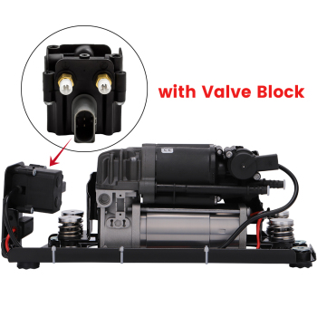 Aria Compressore Sospensioni + Valvola + Staffa compatibile per BMW 5 F11 F07 7 F01 F02 F03