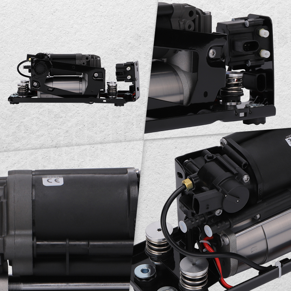 Air Suspension Compressor Pump w/bracket compatible for BMW 5 7 Series F02 F03 37206789450