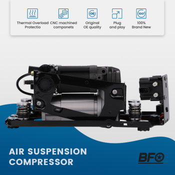 Air Suspension Compressor Pump w/bracket compatible for BMW 5 Series F11 Estate 2009-2018