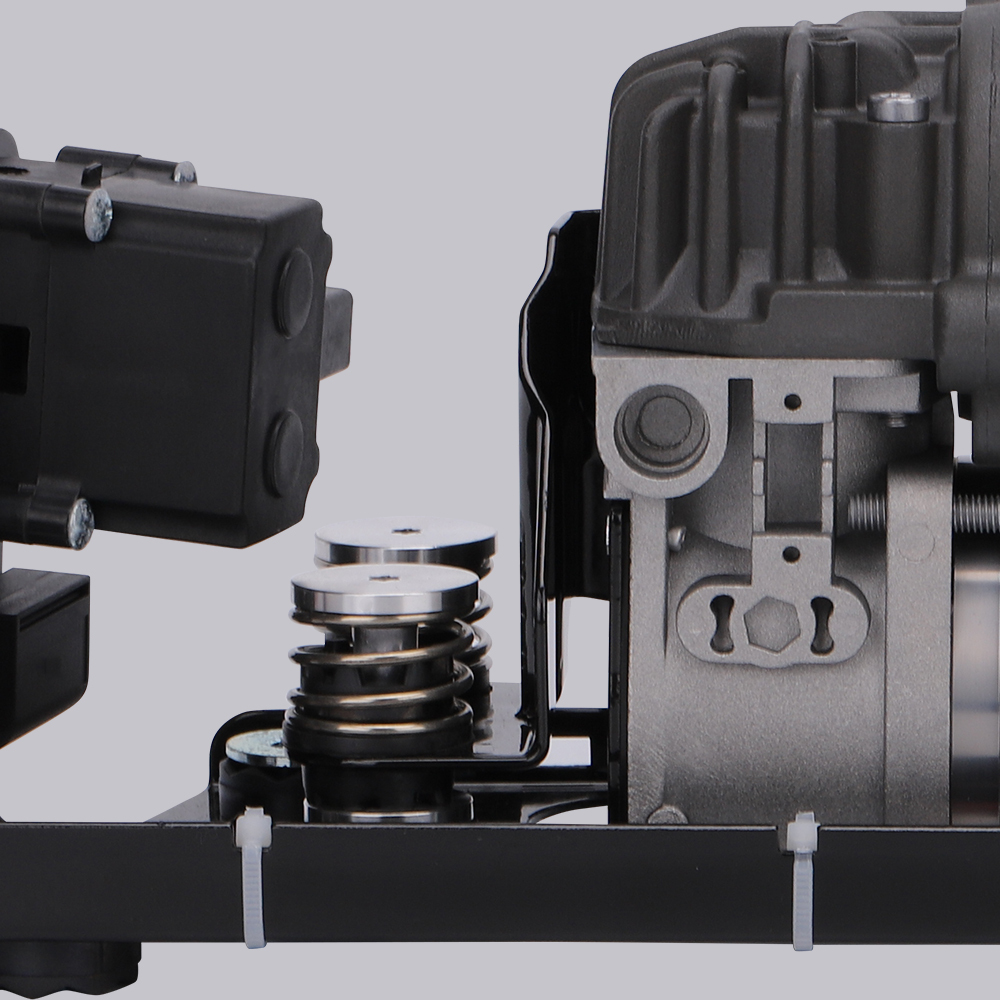 Air Suspension Compressor w/ Bracket compatible for BMW 740i 750i 750Li 760Li compatible for Alpina B7