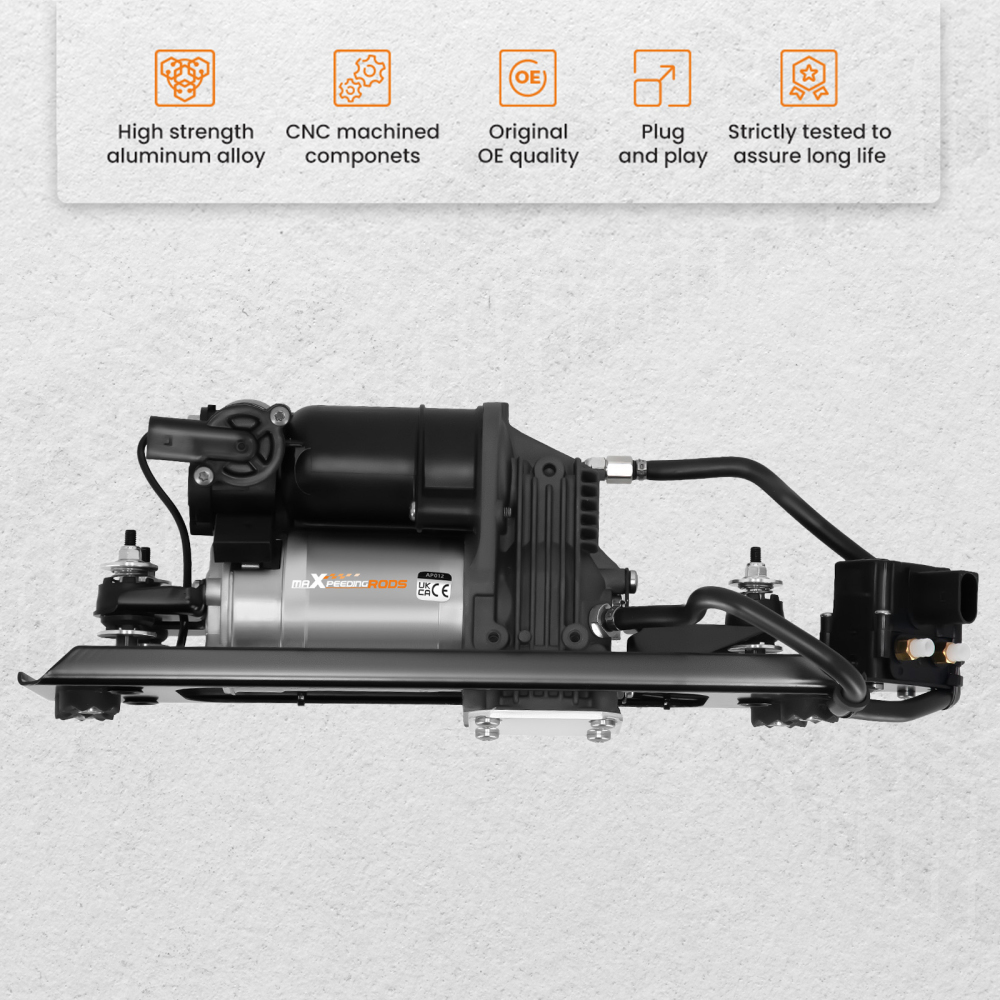 Compresseur Suspension Pneumatique Bloc Délectrovanne compatible pour Bmw Série 5 E61 520d