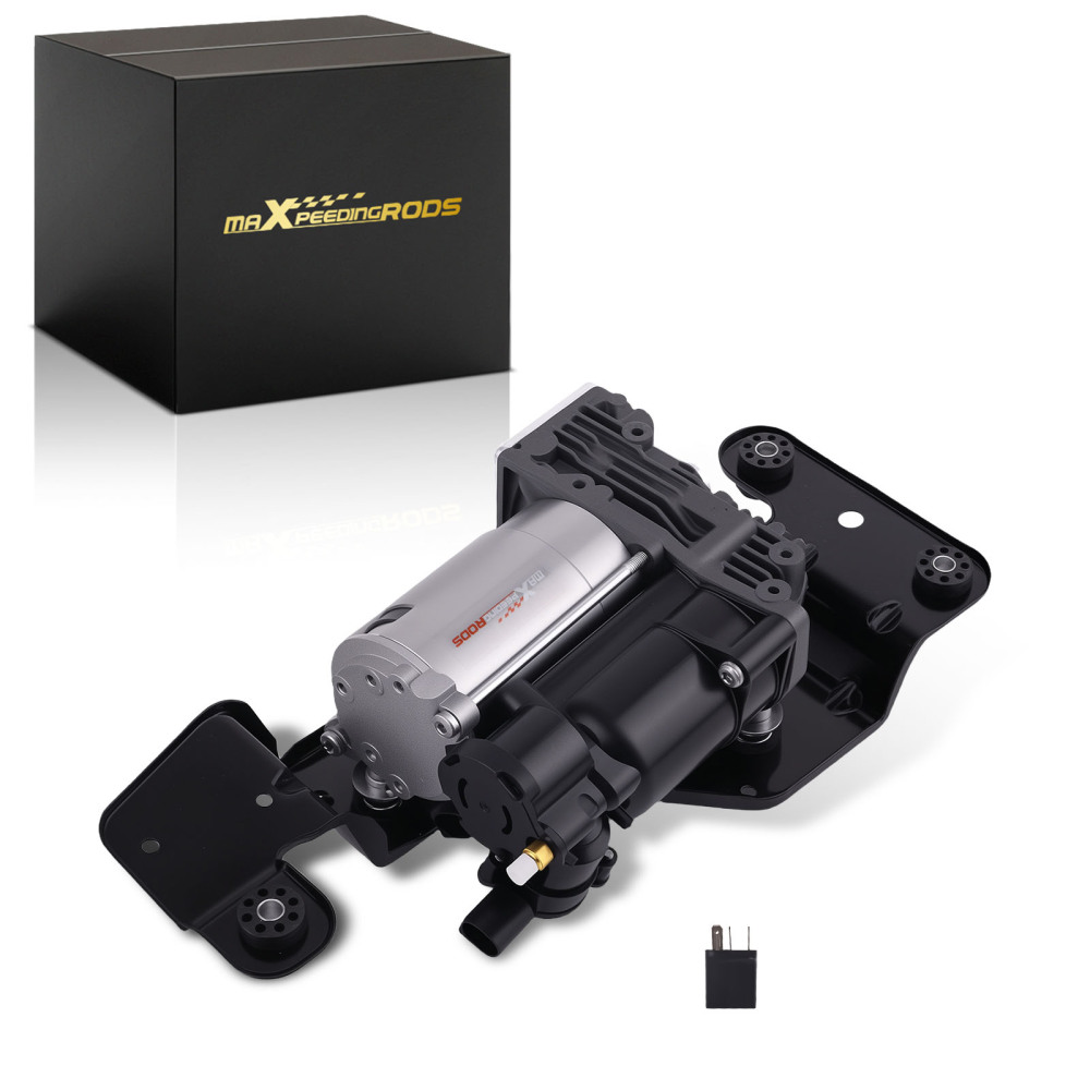 Air Suspension Compressor Pump W/ Bracket compatible for BMW X5 X6 E70 E71 E72 2008-2014