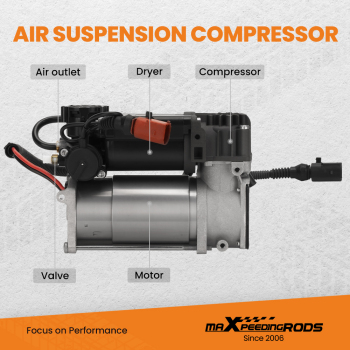 Air Suspension Compressor Pump compatible for Bentley Supersports Coupe 2-Door 3D0616005K
