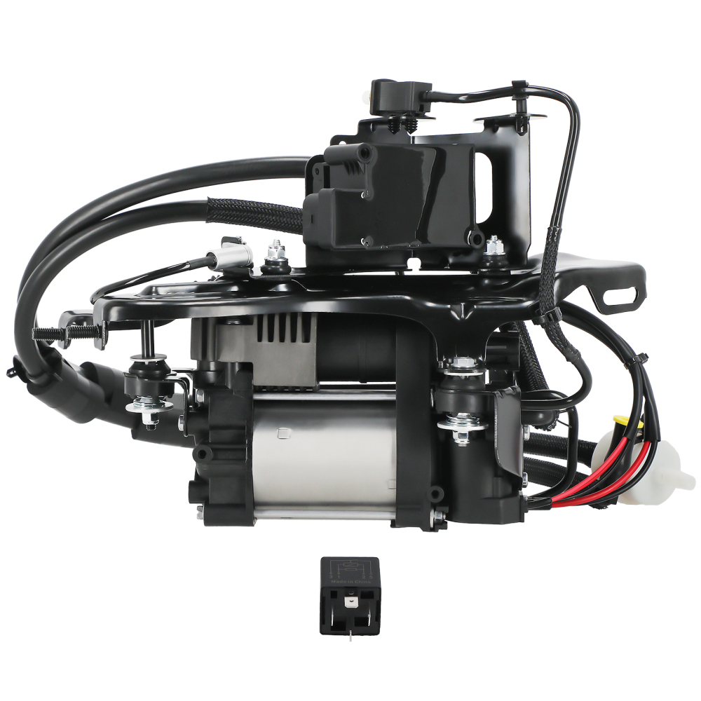 Air Suspension Compressor + Valve Block compatible for Jeep Grand Cherokee WK2 2010-2017