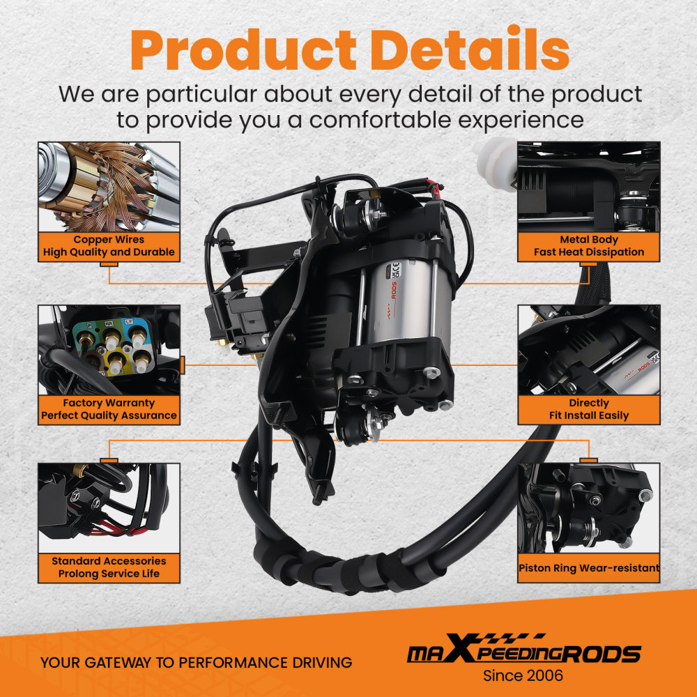 Compressore con staffa compatibile per Dodge Ram 1500 compatibile per Jeep Grand Cherokee WK2 68041137