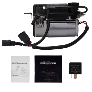 Air Suspension Compressor compatible for Audi A8 D3 4E Diesel Cylinder 4154031200 Durable