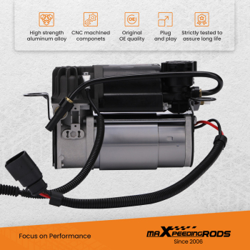 Air Suspension Compressor compatible for Audi A8 D3 4E Diesel Cylinder 4154031200 Durable