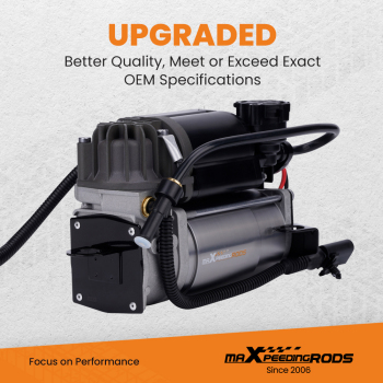 Maxpeedingrods Compressor compatible for Audi A8 D3 6/8 Cylinder Air Suspension Pump 4E0616007B