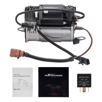 Air Suspension Compressor Air Pump compatible for Audi A6 C6 4F 2004-2011 4F0616005E New