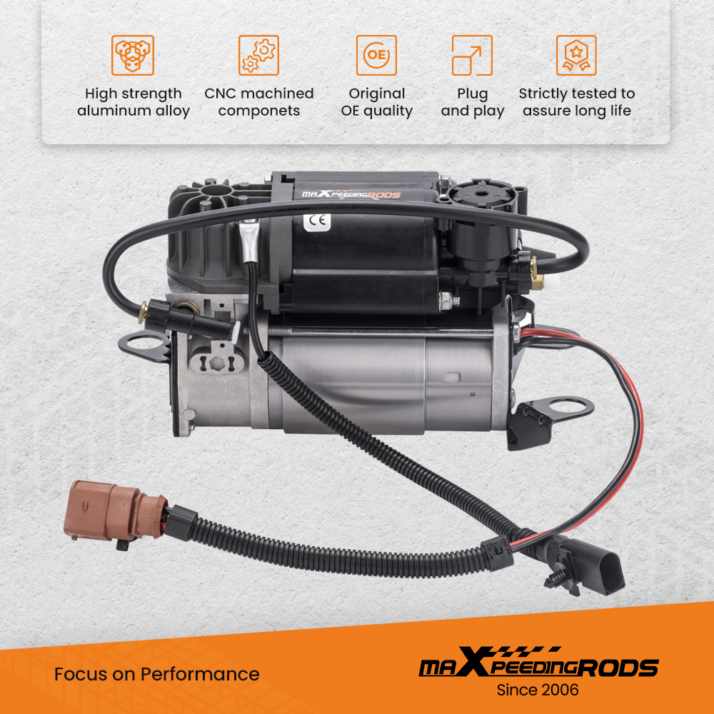 Air Suspension Compressor Air Pump compatible for Audi A6 C6 4F 2004-2011 4F0616005E New