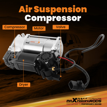Air Suspension Compressor Pump compatible for Bentley Mulsanne 2011 - 2015 4H0616005D