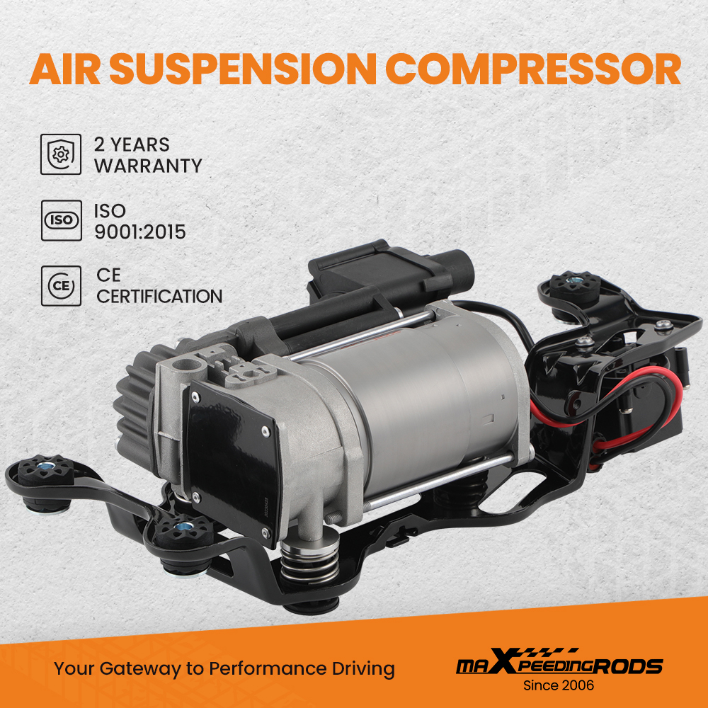 Air Suspension Compressor Pump W/ Valve Block compatible for BMW X5 2014-2018 37206875177