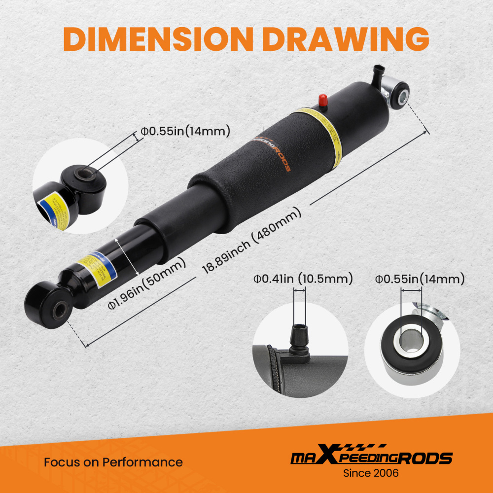 5pcs Air Suspension Compressor Shocks Strut CompatibleFor compatible for Cadillac Escalade ESV GMC Yukon