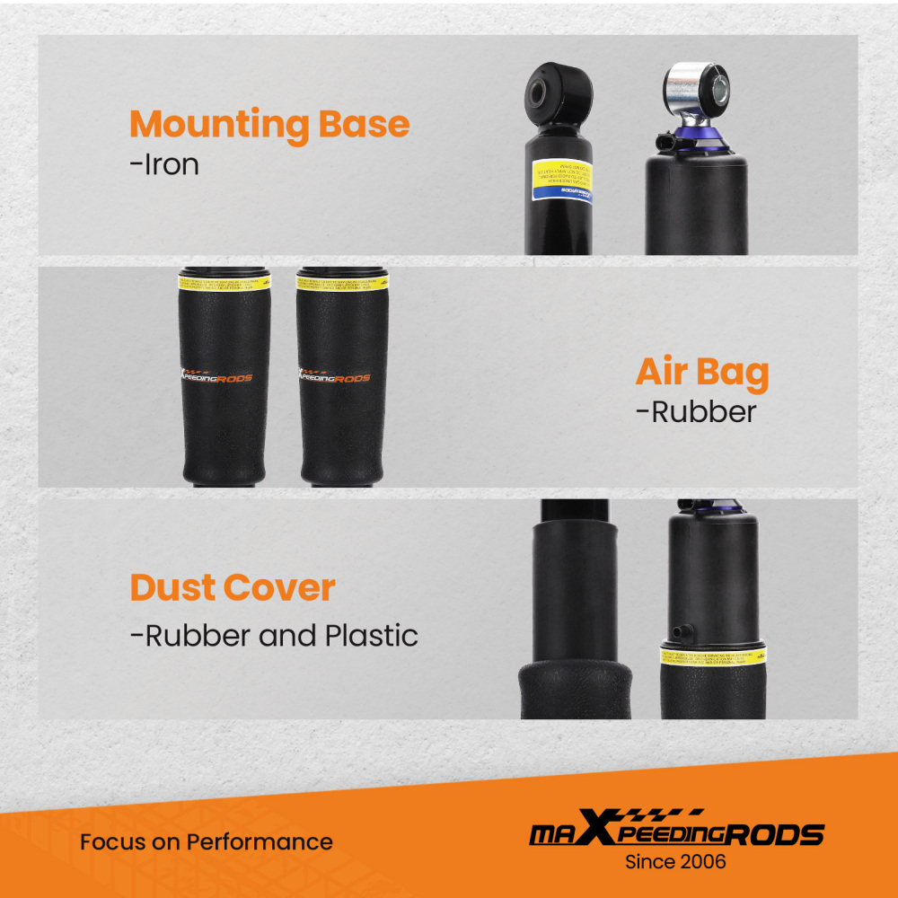 5pcs Air Suspension Compressor Shocks Strut CompatibleFor compatible for Cadillac Escalade ESV GMC Yukon