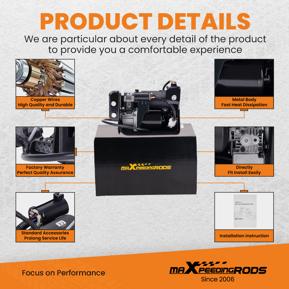 5pcs Air Suspension Compressor Shocks Strut CompatibleFor compatible for Cadillac Escalade ESV GMC Yukon