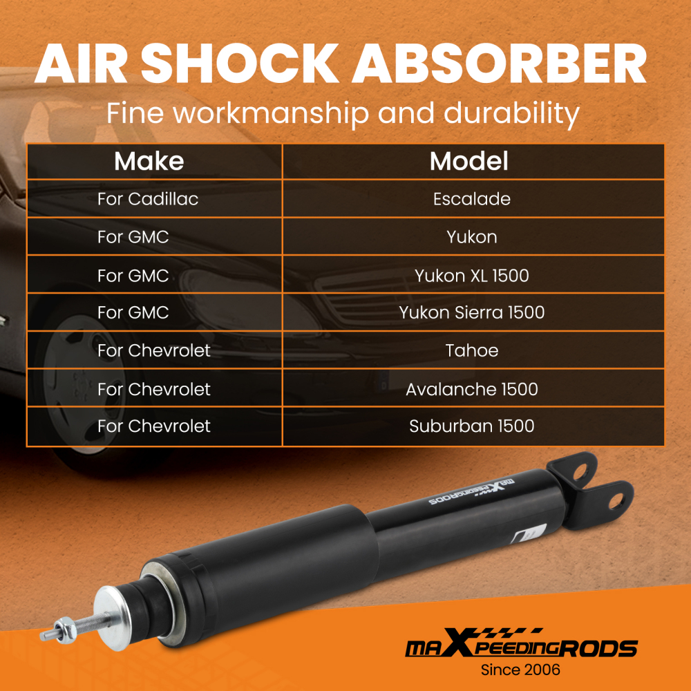 5pcs Air Suspension Compressor Shocks Strut CompatibleFor compatible for Cadillac Escalade ESV GMC Yukon