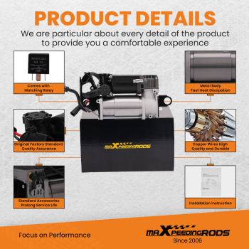 7L0616007A Pompe de suspension de compresseur dair compatible pour VW Touareg compatible pour Porsche