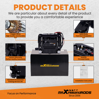 Suspension Air Compressor Pump + Relè Compatibile per Porsche Panamera 970 97035815125