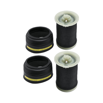 Rear Air Suspension Compressor Bracket + Bellows compatible for BMW X5 X6 E70 E72 2007-2013