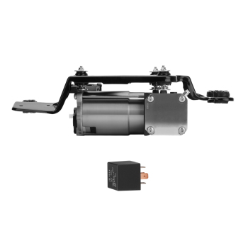 Rear Air Suspension Compressor Bracket + Bellows compatible for BMW X5 X6 E70 E72 2007-2013