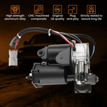 Air Suspension Compressor compatible for Land Rover Range Rover LR3 LR4 Sport LR038148