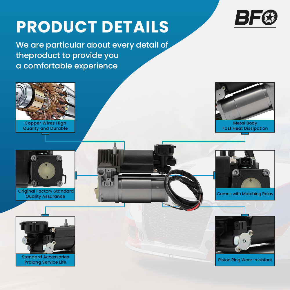 Air suspension pneumatique Pompe Compresseur RQL000014 compatible pour Range Rover L322