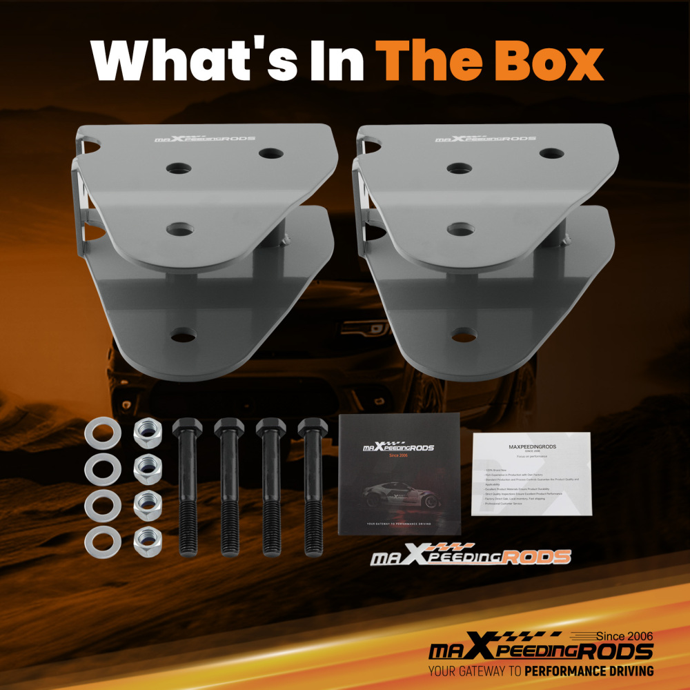 Kit de support dextension Radius Arm Drop 1- 5Compatible compatible pour Ford F250 compatible pour Super Duty 2005-2014