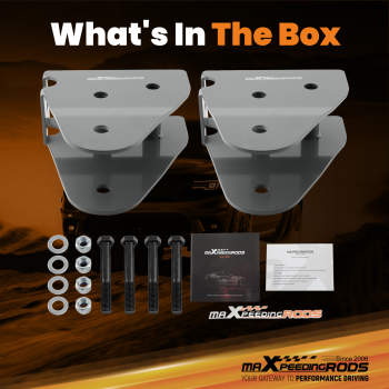 Radius Arm Drop 1-5 Extension Bracket Kit compatible for Ford F350 compatible for Super Duty 2005-16