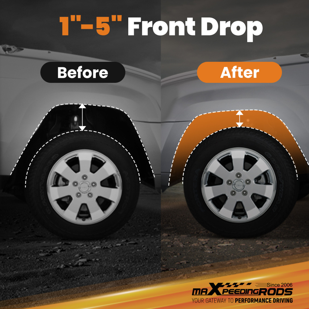 Kit de support dextension Radius Arm Drop 1- 5Compatible compatible pour Ford F250 compatible pour Super Duty 2005-2014