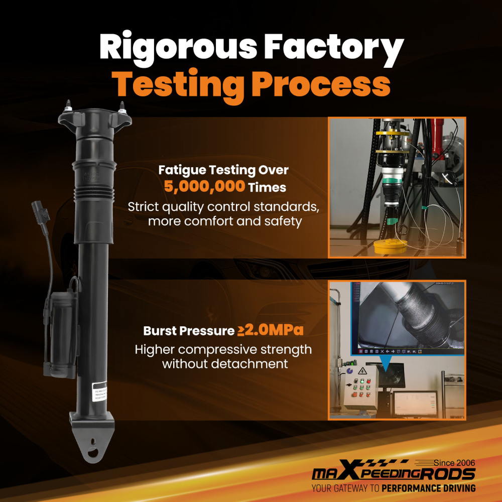 Pair compatible for Mercedes ML and GL W164 X164 Rear Shock Struts With ADS 1643202731	