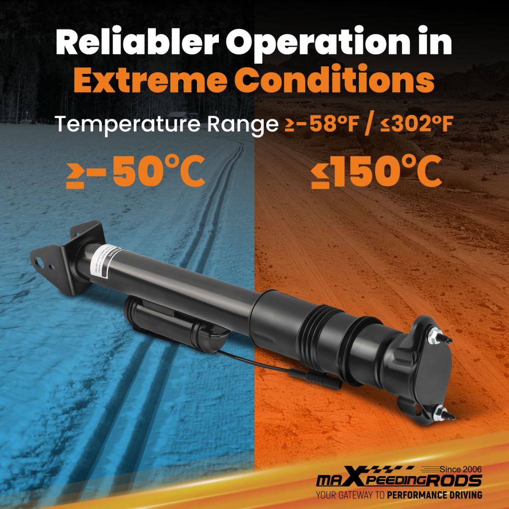 Pair compatible for Mercedes ML and GL W164 X164 Rear Shock Struts With ADS 1643202731	