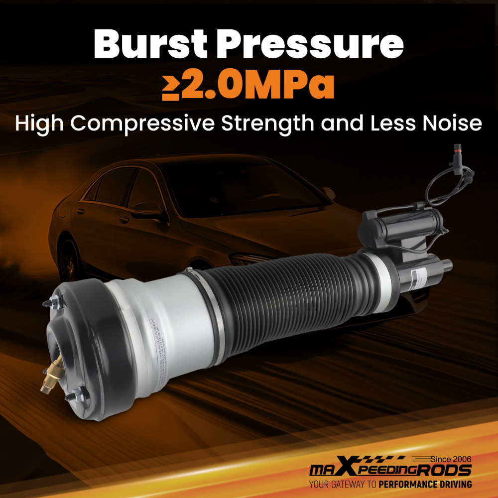 Air Suspension Strut compatible for Mercedes S Class W220 S350 S430 S500 4matic 2002-2005