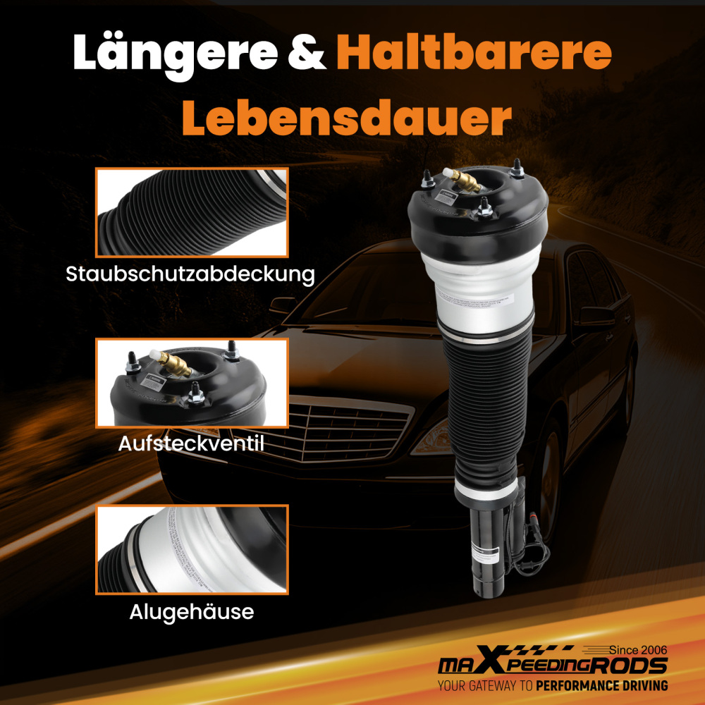 Ammortizzatori anteriori con sospensioni pneumatiche compatibile per MERCEDES W220 S430 S500 S600 2203205113