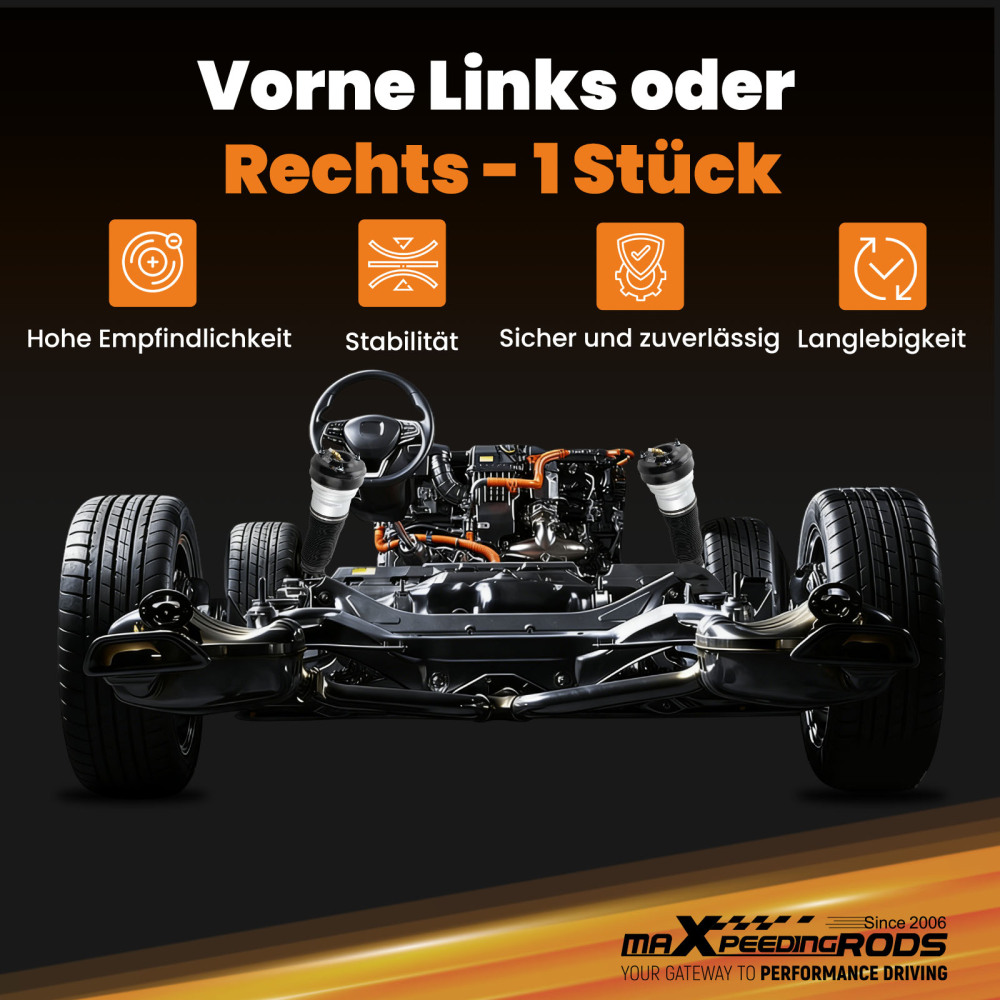 Ammortizzatori anteriori con sospensioni pneumatiche compatibile per MERCEDES W220 S430 S500 S600 2203205113