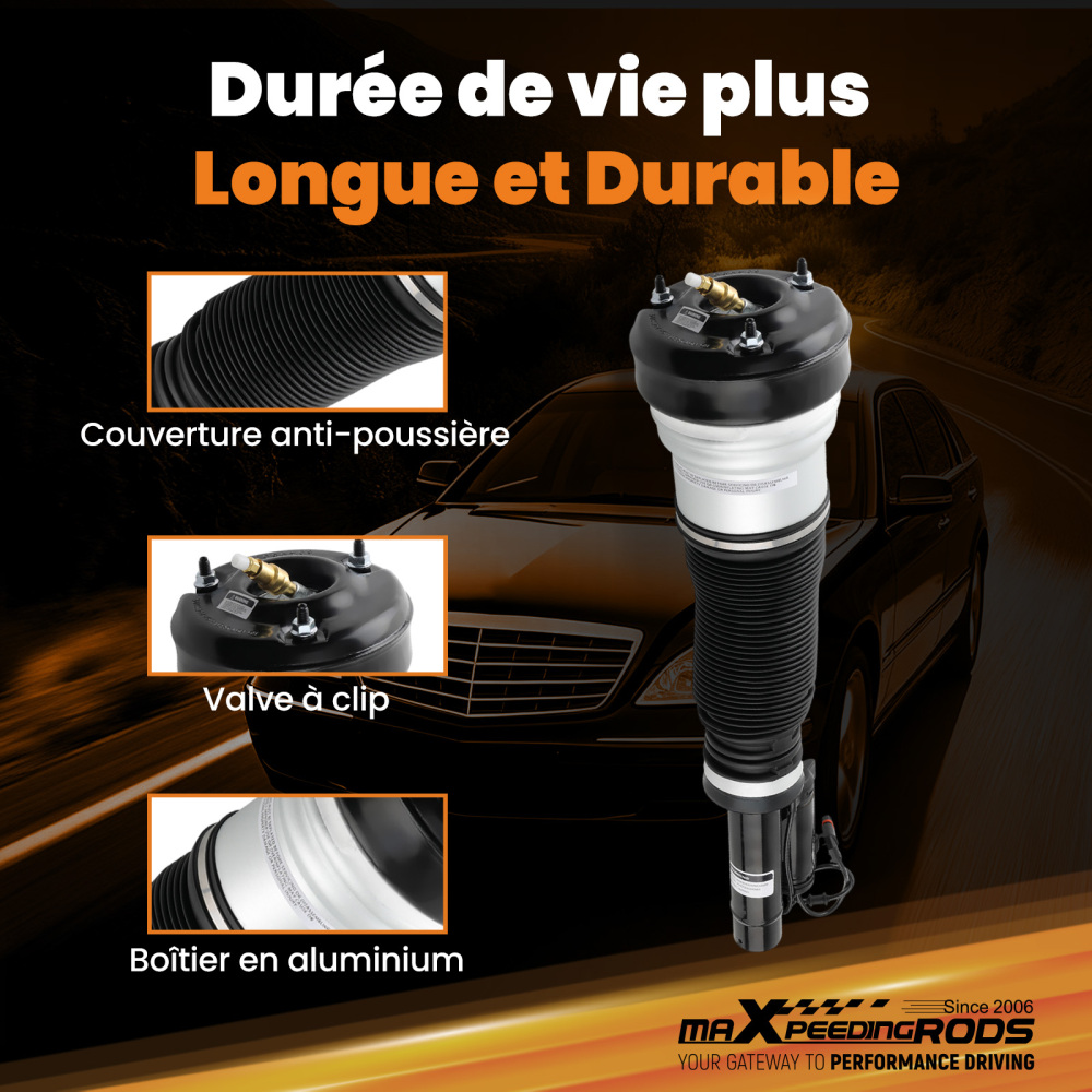 Ammortizzatori anteriori con sospensioni pneumatiche compatibile per MERCEDES W220 S430 S500 S600 2203205113